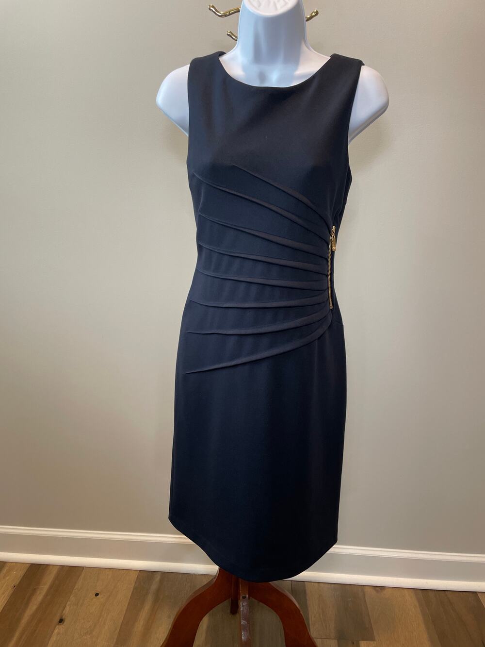 Ivanka Trump Navy Sheath Dress – Size S